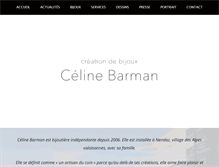 Tablet Screenshot of celine-barman.com